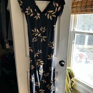 Adorable navy maxi dress